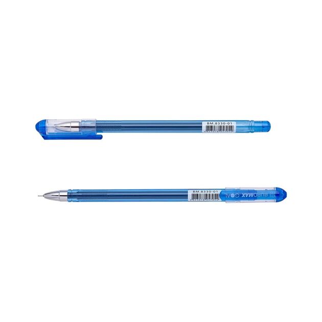 Ручка гелева GOAL, синя, тригранний корпус  0.5 (BM.8330-01), фото  | SNABZHENIE.com.ua