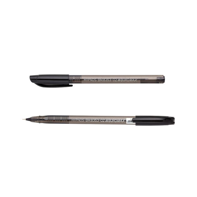 Ручка масляна HYPNOS, чорна  0.5 (BM.8353-02), фото  | SNABZHENIE.com.ua