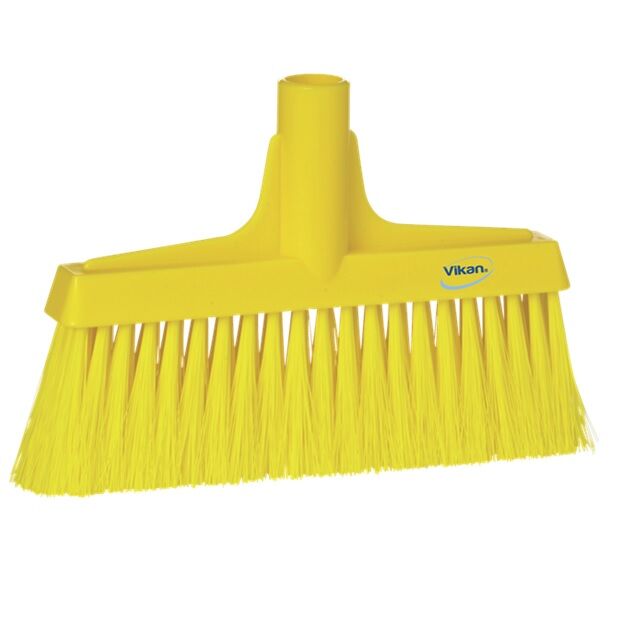 Комбінована щітка для підмітання, 260 мм, м'яка/жорстка, жовта  35 (3104), фото  | SNABZHENIE.com.ua