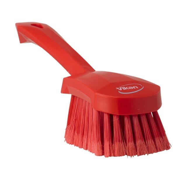 Щітка для миття з короткою ручкою, 270 мм червона  70 (4194), фото  | SNABZHENIE.com.ua