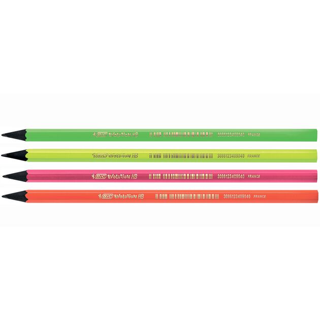 Олівець чорнографітовий Evolution Fluo  HB (bc940757), фото  | SNABZHENIE.com.ua