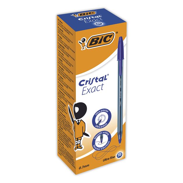 Ручка кулькова "Cristal Exact", синій  0.28 (Im-off), фото  | SNABZHENIE.com.ua