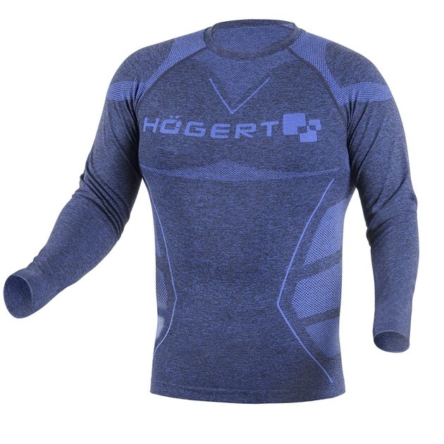 Термоодяг - безшовна кофта OSTE, синя  XL / 2XL (HT5K390-XL-2XL), фото  | SNABZHENIE.com.ua