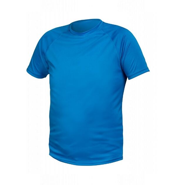 Футболка з поліестра SEEVE, синя  2XL (HT5K400-2XL), фото  | SNABZHENIE.com.ua