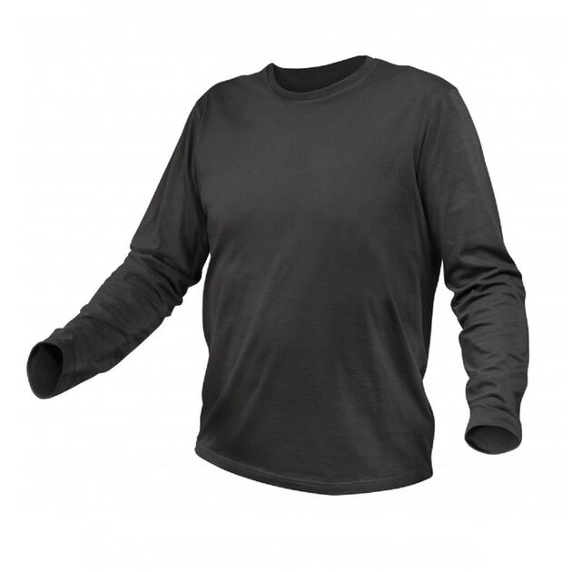 Футболка бавовняна з довгим рукавом ILM, графітова  2XL (HT5K420-2XL), фото  | SNABZHENIE.com.ua
