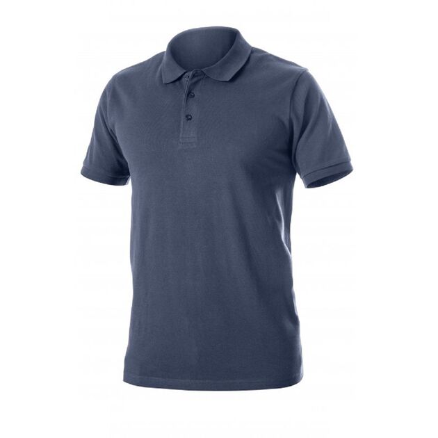 Поло бавовняне TOBIAS, темно-синє  3XL (HT5K428-3XL), фото  | SNABZHENIE.com.ua