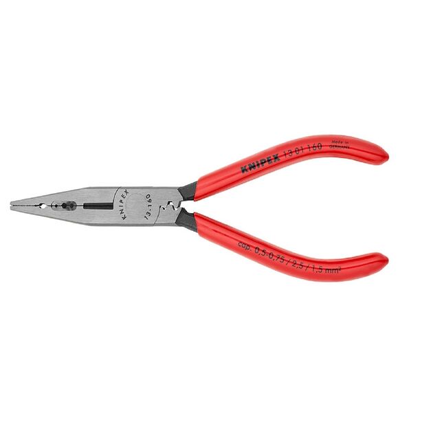 Плоскогубцы KNIPEX 13 01 160 SB для монтажа проводов, фото  | SNABZHENIE.com.ua