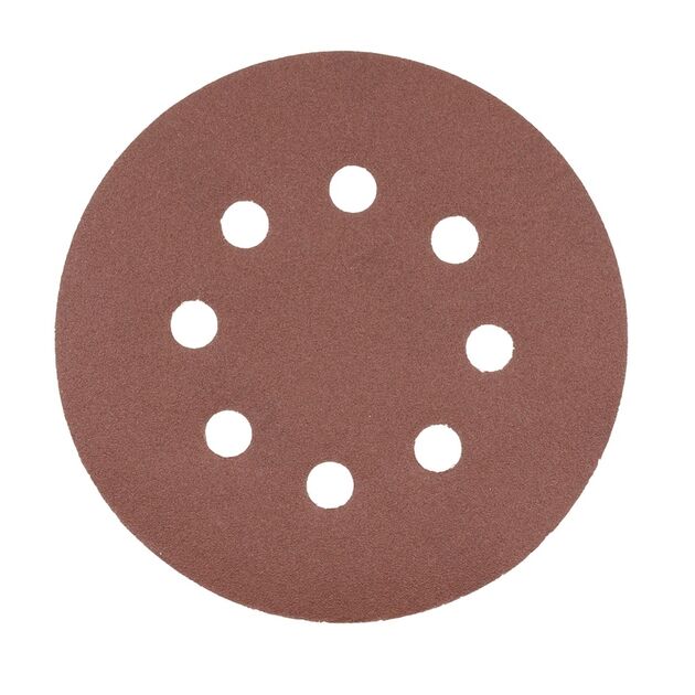 Круг  шліфувальний на липучці з отворами (уп/5 шт.)  125 (HT8D123), фото  | SNABZHENIE.com.ua