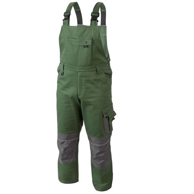 Робочий напівкомбінезон RUWER темно-зелений  2XL (HT5K360-2XL), фото  | SNABZHENIE.com.ua