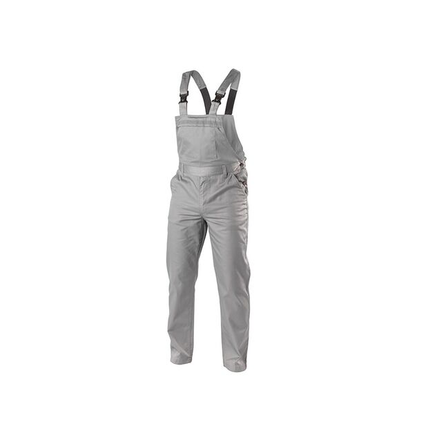 Напівкомбінезон робочий FABIAN світло-сірий  3XL (HT5K311-3XL), фото  | SNABZHENIE.com.ua