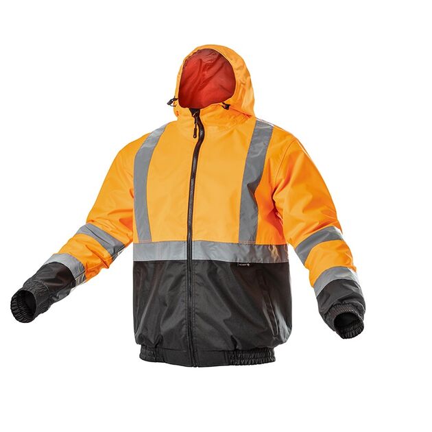 Куртка сигнальна літня NIMS, помаранчова  2XL (HT5K341-2XL), фото  | SNABZHENIE.com.ua