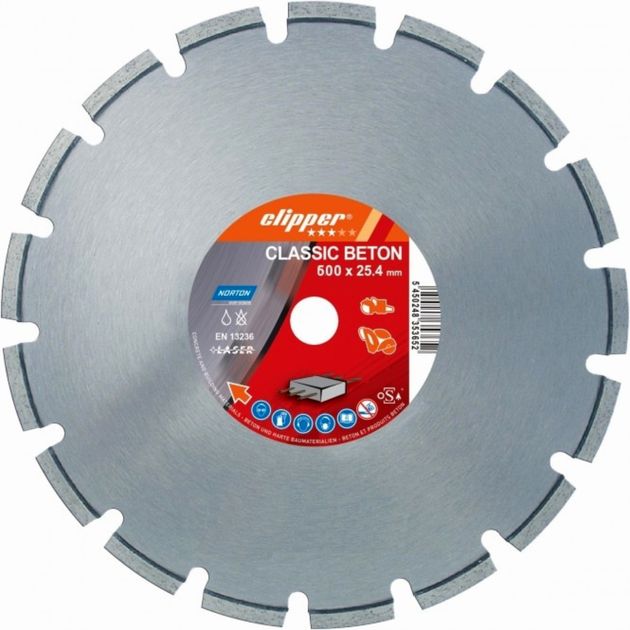 Алмазный диск универсальный NORTON CLIPPER CLA BET+ASP 36100, 600/25,4 мм, фото  | SNABZHENIE.com.ua