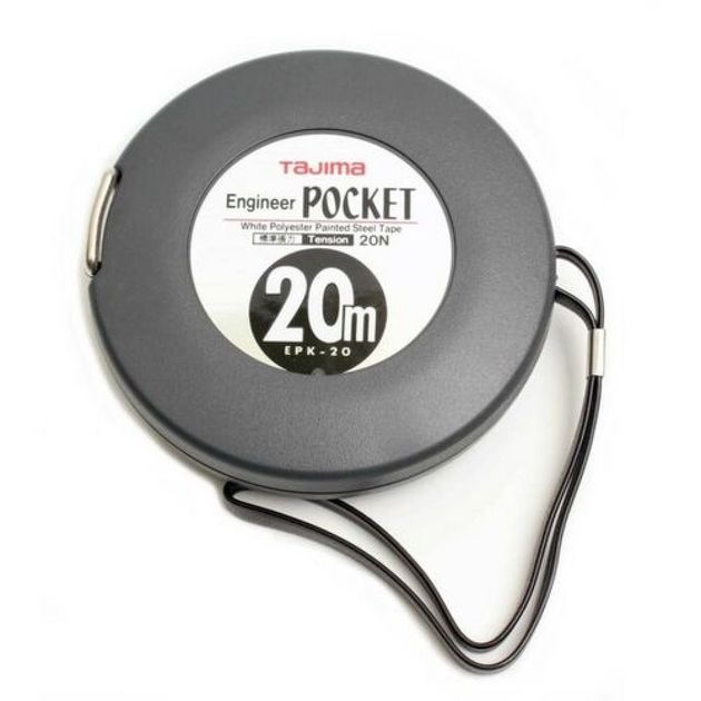 Рулетка TAJIMA ENGINEER POCKET, 20м, EPK20MW, фото  | SNABZHENIE.com.ua