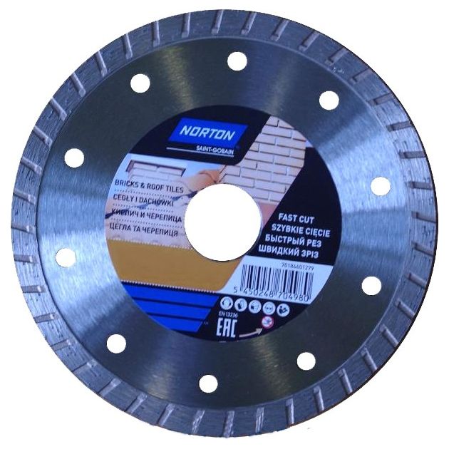 Диск алмазный NORTON DIY для кирпичей и плитки 125x22,23 мм, фото  | SNABZHENIE.com.ua
