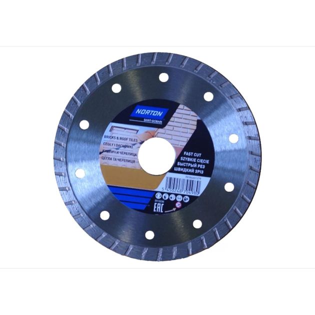 Диск алмазный NORTON DIY BRICKS TILES турбо 180 мм, 25,4/22,23 мм, фото  | SNABZHENIE.com.ua