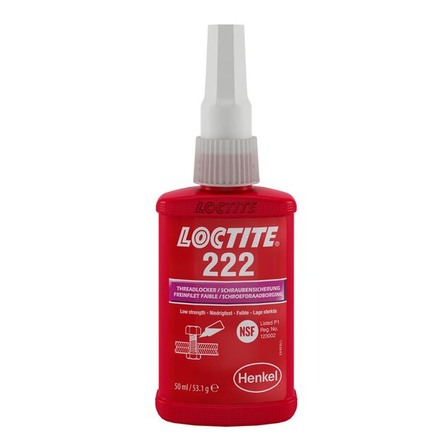 Loctite 222 фіксатор різьби низької міцності  Низька (Loctite 222), фото  | SNABZHENIE.com.ua