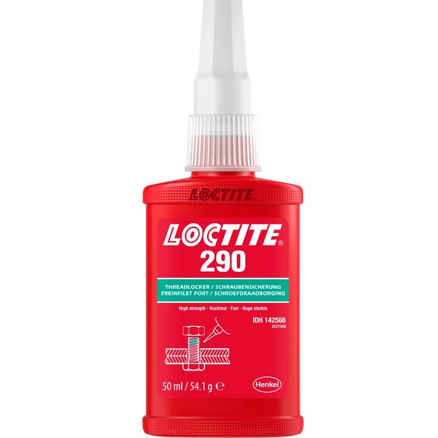 Loctite 290 різьбовий фіксатор середньої/високої міцності  Середня/Висока (Loctite 290), фото  | SNABZHENIE.com.ua