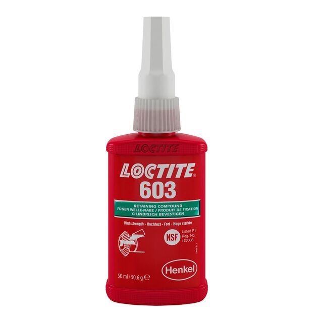 Loctite 603 вал-втулковий фіксатор високої міцності  Висока (Loctite 603), фото  | SNABZHENIE.com.ua