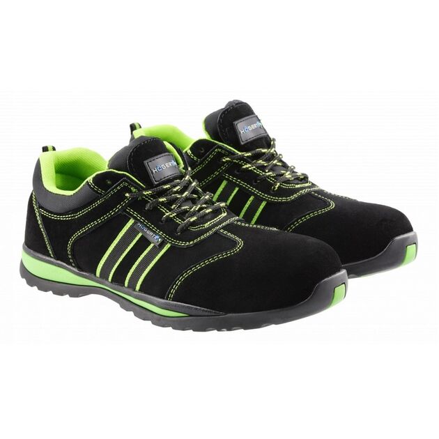 Напівчеревики робочі REGEN, S1P, SRA, чорно-зелені  39 (HT5K507-40), фото  | SNABZHENIE.com.ua