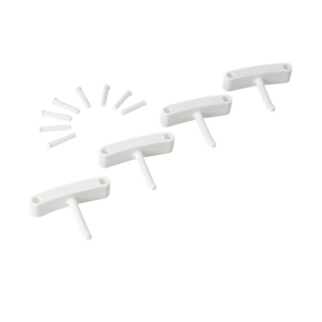 Гачок 4 шт. до настінних кріплень арт. 1017 і 1018, 140 мм  80 (1016), фото  | SNABZHENIE.com.ua