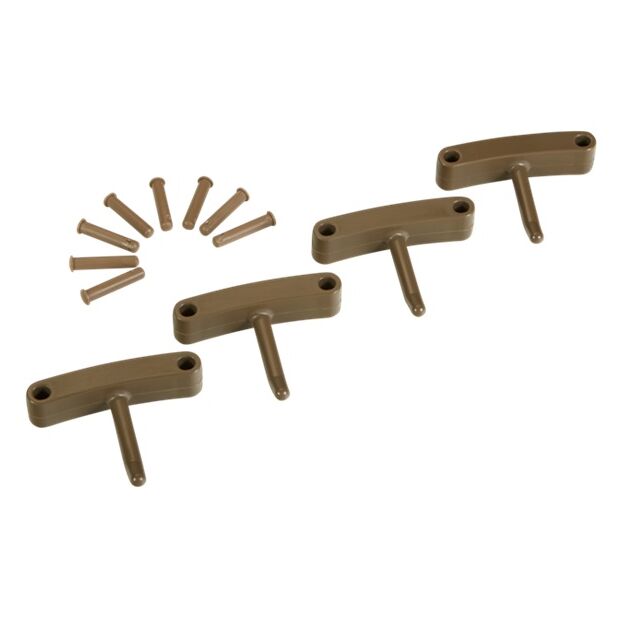 Гачок 4 шт. до настінних кріплень арт. 1017 і 1018, 140 мм  80 (1016), фото  | SNABZHENIE.com.ua
