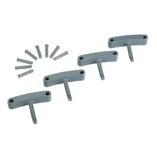 Гачок 4 шт. до настінних кріплень арт. 1017 і 1018, 140 мм  80 (1016), фото  | SNABZHENIE.com.ua