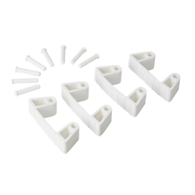 Гумовий затискач 4 шт. до настінних кріплень арт. 1017 і 1018, 120 мм  80 (1019), фото  | SNABZHENIE.com.ua