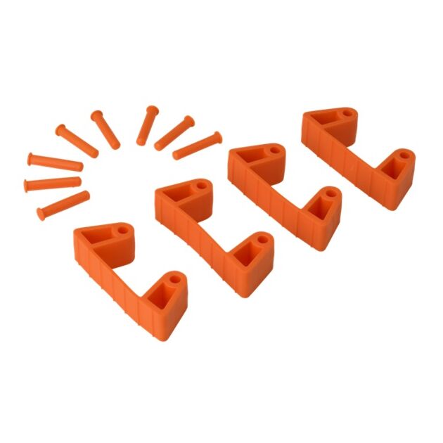 Гумовий затискач 4 шт. до настінних кріплень арт. 1017 і 1018, 120 мм  80 (1019), фото  | SNABZHENIE.com.ua