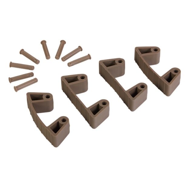 Гумовий затискач 4 шт. до настінних кріплень арт. 1017 і 1018, 120 мм  80 (1019), фото  | SNABZHENIE.com.ua