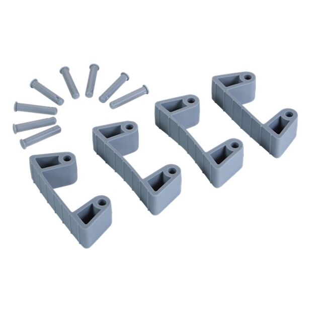 Гумовий затискач 4 шт. до настінних кріплень арт. 1017 і 1018, 120 мм  80 (1019), фото  | SNABZHENIE.com.ua