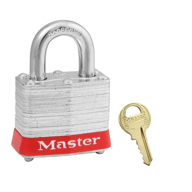 Замок сталевий пластинчастий серії 3   (Master Lock), фото  | SNABZHENIE.com.ua