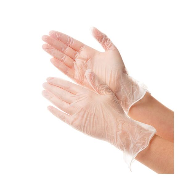 Рукавички вінілові Professional (100шт/уп)  10 (MS), фото  | SNABZHENIE.com.ua