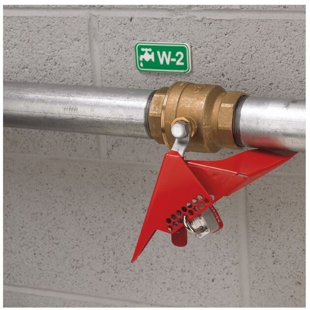 Блокіратор шарових вентилів великий   (Мaster Lock), фото  | SNABZHENIE.com.ua