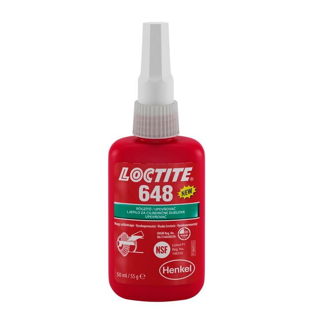 Loctite 648 вал-втулковий фіксатор високої міцності  Висока (Loctite 648), фото  | SNABZHENIE.com.ua