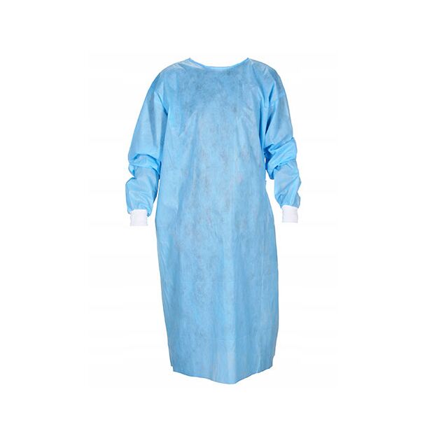 Халат одноразовий хірургічний на зав'язках з манжетами, спанбонд  Універсальний, фото  | SNABZHENIE.com.ua