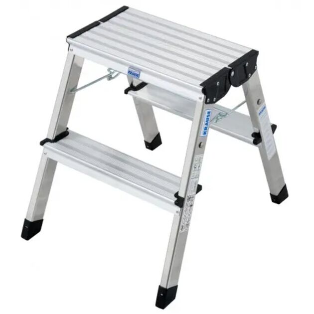 Стрем'янка двостороння алюмінієва, 2x2 сходинки  0.45 (130020), фото  | SNABZHENIE.com.ua