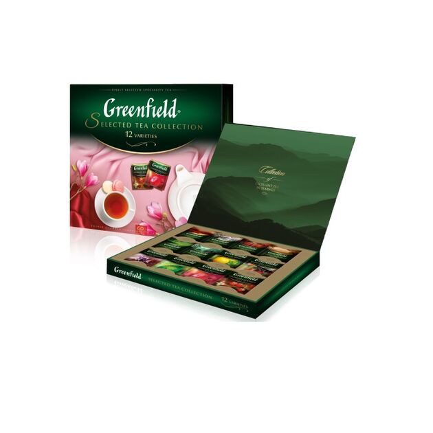 Чай "Greenfield" Набір "Асорті" 60 шт.х8 пач, пакет  60, фото  | SNABZHENIE.com.ua