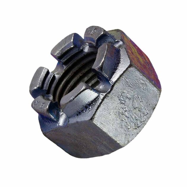 Гайка корончаста DIN 935, фото  | SNABZHENIE.com.ua