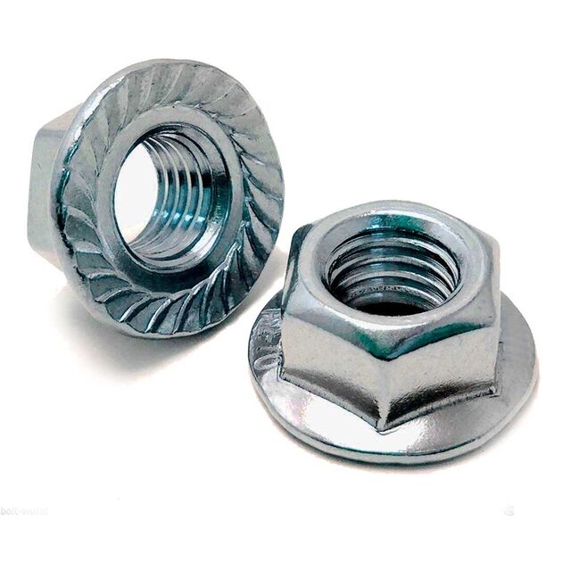 Гайка із фланцем DIN 6923, фото  | SNABZHENIE.com.ua