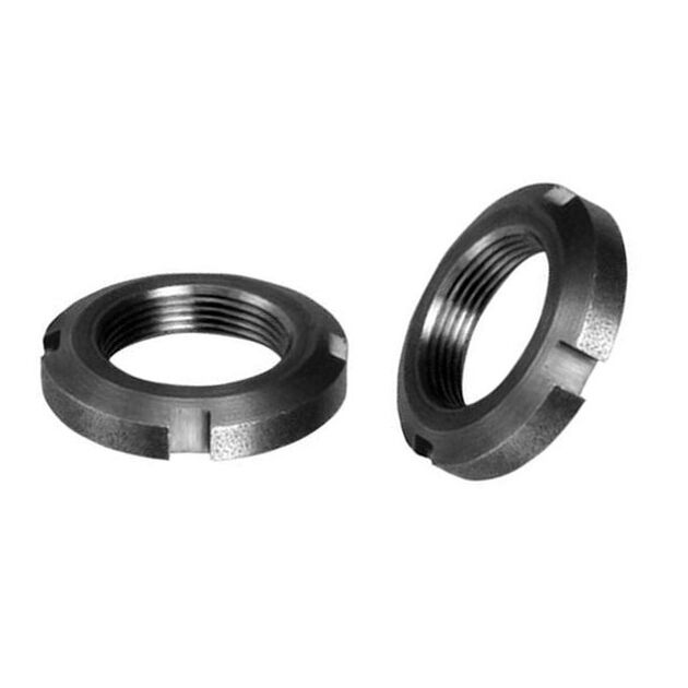 Гайка шліцева кругла DIN 981, фото  | SNABZHENIE.com.ua