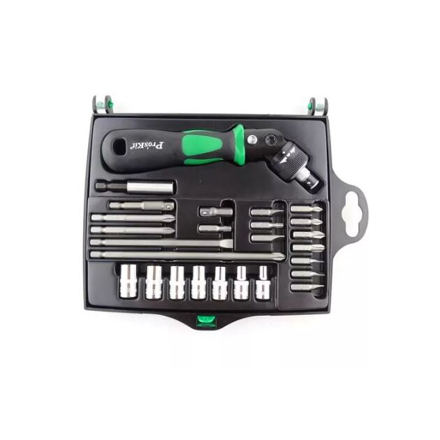 Реверсивна викрутка-тріскачка Pro'sKit SD-2314M з набором насадок   (SD-2314M), фото  | SNABZHENIE.com.ua