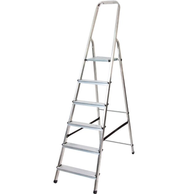 Стрем'янка алюмінієва, 6 сходинок  1.91 (DRALD6), фото  | SNABZHENIE.com.ua