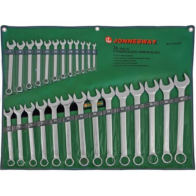 Набір ключів комбінованих  6 - 32 (W26126S), фото  | SNABZHENIE.com.ua