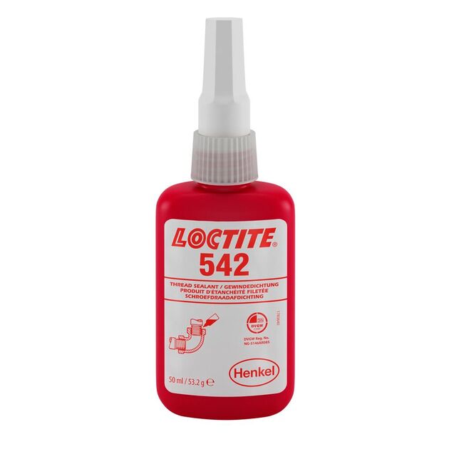 Loctite 542 - різьбовий герметик для гідравлічних та пневматичних систем  Середня (Loctite 542 ), фото  | SNABZHENIE.com.ua