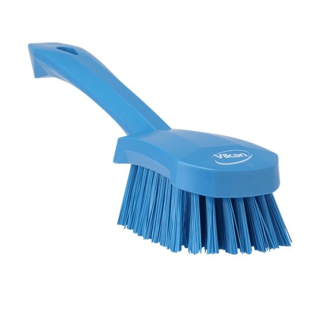 Щітка для миття з короткою ручкою, 270 мм жорстка , синя  70 (41923), фото  | SNABZHENIE.com.ua