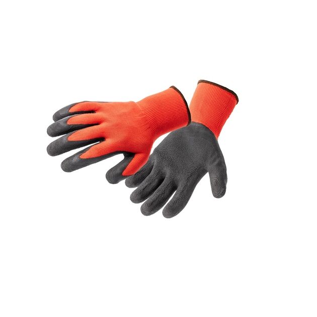 Рукавички робочі HENNE з вспіненим латексом 12  пар  10 (HT5K204-10), фото  | SNABZHENIE.com.ua