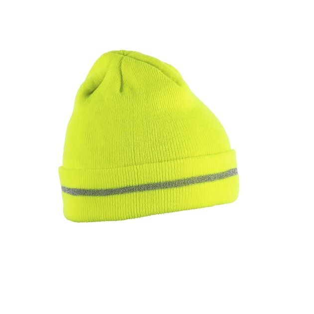 Шапка в'язана ISEN, жовта  Універсальний (HT5K475), фото  | SNABZHENIE.com.ua