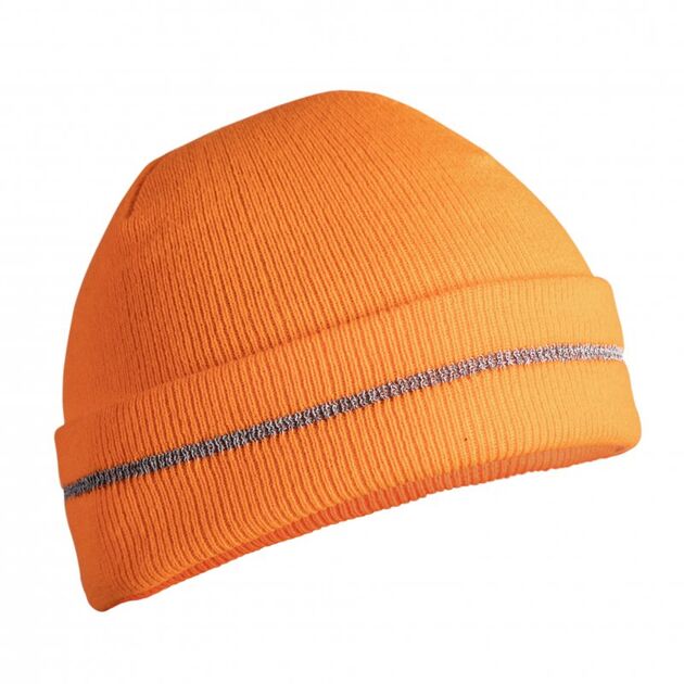 Шапка в'язана ISEN, помаранчова  Універсальний (HT5K482), фото  | SNABZHENIE.com.ua