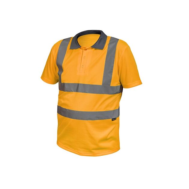 Поло сигнальне FELIX, помаранчеве  S (HT5K340-S), фото  | SNABZHENIE.com.ua
