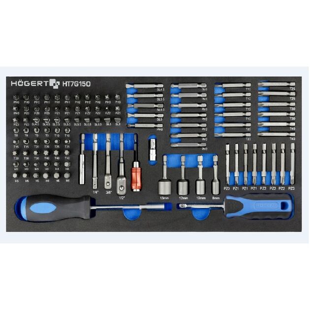 Набір викруток, біт та адаптерів  107 (HT7G150), фото  | SNABZHENIE.com.ua